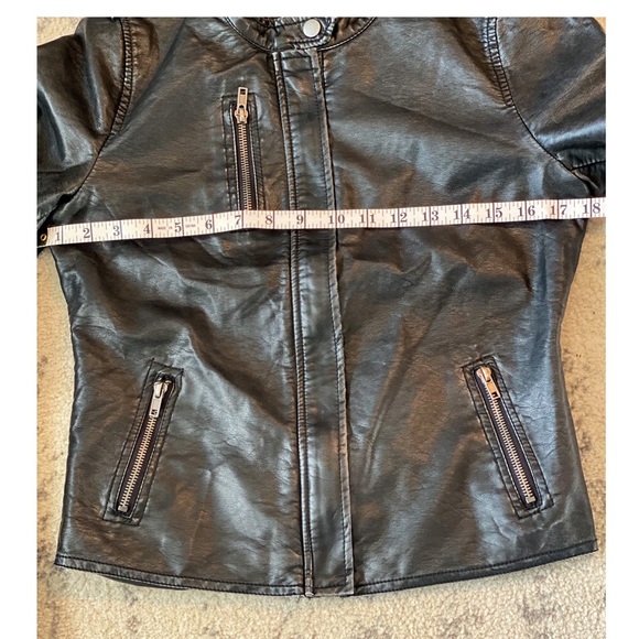 Vintage Vegan Faux Leather Jacket - Picture 11 of 15